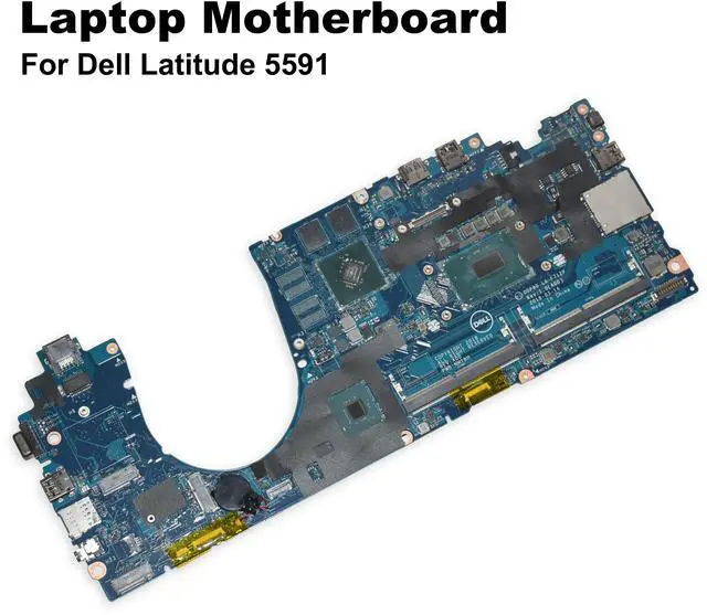Alt view image 2 of 7 - Dell Latitude 5591 Intel Core i7-8850H CPU and Discrete Nvidia Graphics Laptop Motherboard 7TTKR