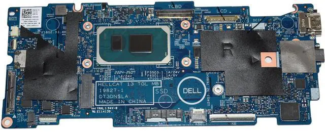 Alt view image 3 of 7 - Dell Inspiron 7306 2-in-1 Intel Core i7-1165G7 Quad Core Laptop Motherboard 9M39P