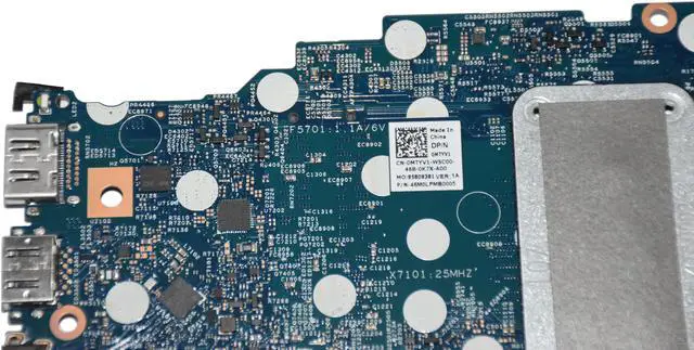 Alt view image 6 of 6 - Dell Inspiron 5502 Intel Core i7-1165G7 2.8GHz w/Discrete Nvidia Laptop Motherboard MTYV1