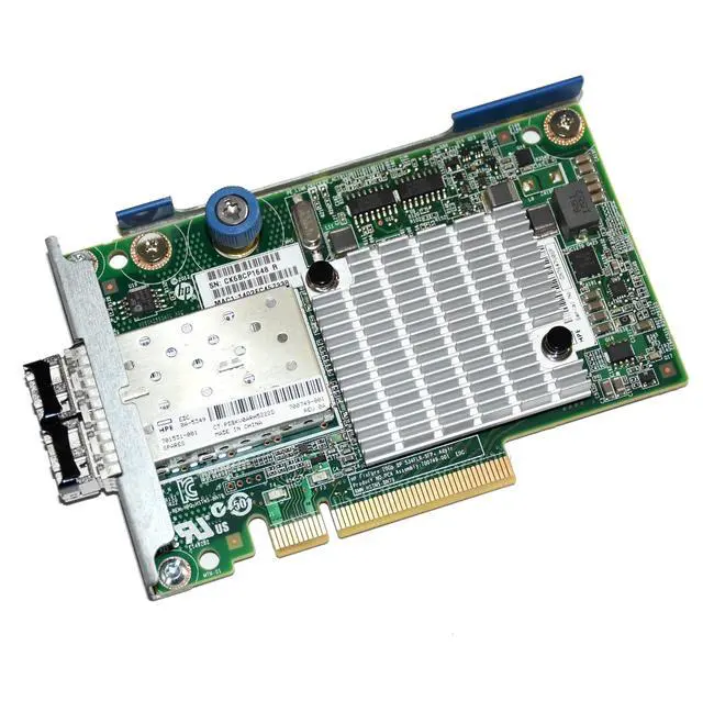 Alt view image 3 of 7 - HP FlexFabric 701531-001 10Gb 2-port 534FLR-SFP+ Adapter