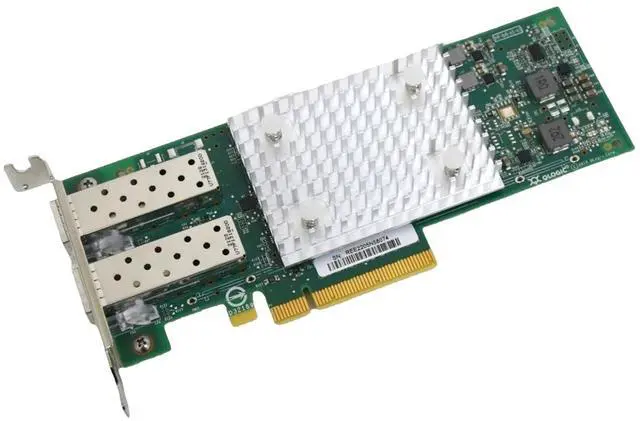 Alt view image 4 of 7 - Dell 807N9 QLogic QL41112 Dual Port 10Gb SFP+ PCIe Low Profile NIC