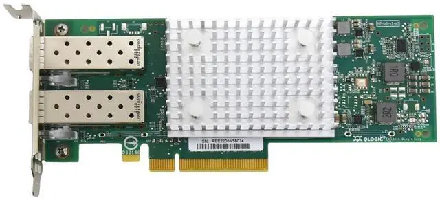 Alt view image 5 of 7 - Dell 807N9 QLogic QL41112 Dual Port 10Gb SFP+ PCIe Low Profile NIC