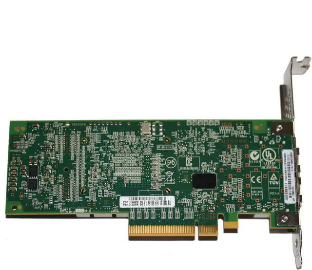 Alt view image 5 of 7 - HP QLogic QLE2662 Dual Port 16Gb SFP+ Fibre Host Bus Adapter 699765-001