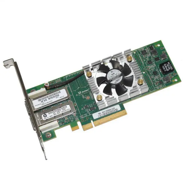 Alt view image 3 of 7 - HP QLogic QLE2662 Dual Port 16Gb SFP+ Fibre Host Bus Adapter 699765-001