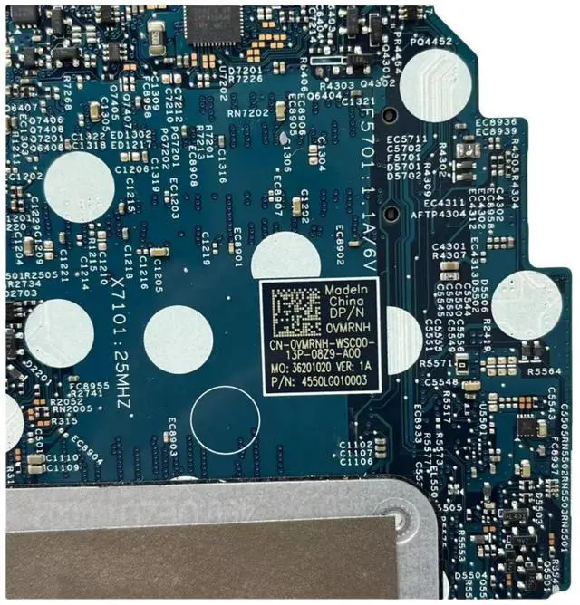 Alt view image 4 of 6 - Dell VMRNH HELLCAT 14 MS TGL 8L Inspiron 5406 2-in-1 Laptop Motherboard With Intel Core i7-1165G7 CPU - Integrated Graphics - Dual-channel DDR4 Compatible