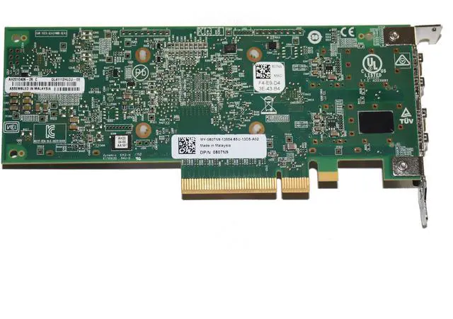 Alt view image 4 of 7 - Dell QLogic QL41112HLCU-DE Dual Port 10Gb Ethernet Converged Network Adapter 807N9