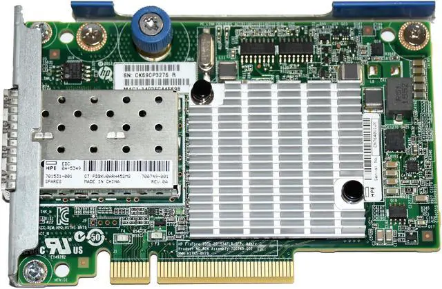 Alt view image 4 of 7 - HP FlexFabric 701531-001 Dual Port 10GBps PCI-e 2.0 534FLR Without SFP+
