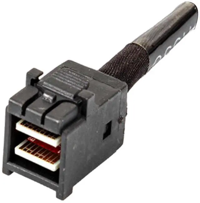 Alt view image 4 of 6 - Dell PowerEdge T630 18.5" SFF-8643 SFF-8482 Mini-SAS HD to SAS/SATA Cable 0H2F7