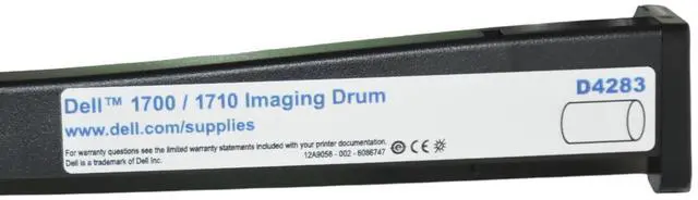Alt view image 7 of 7 - Dell Laser Printer 1700n 1710n Black Imaging Drum kit D4283