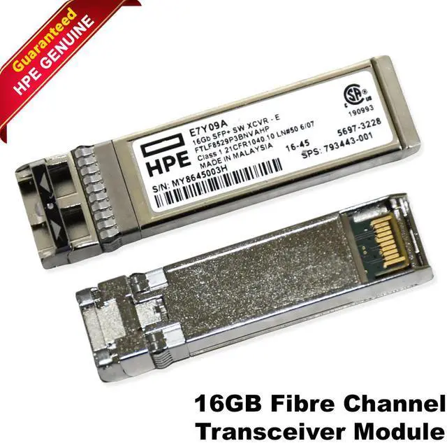 Main image of HPE FTLF8529P3BNVAHP 16GB FC SW 850nm LC 100m SFP+ Transceiver E7Y09A