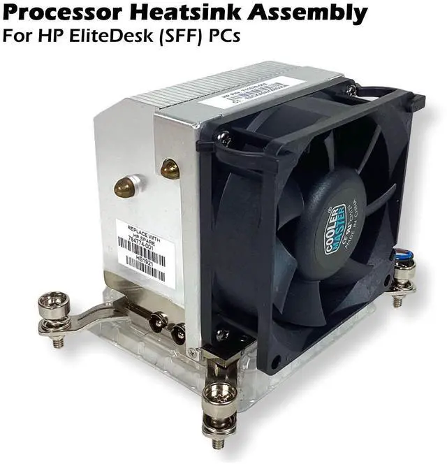 Alt view image 2 of 7 - HP ProDesk 600 EliteDesk 800 G1 SFF CPU Cooling Fan /Heatsink 784774-001