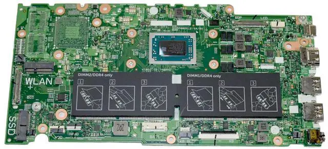 Alt view image 2 of 4 - Dell Inspiron 14 5485 15 5585 Motherboard AMD Ryzen 3500 2.1GHz Quad Core FNM6F