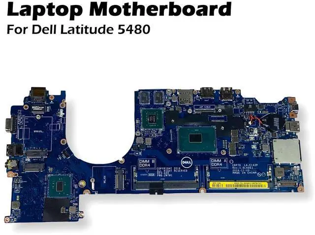 Alt view image 2 of 5 - Dell Latitude 5480 Motherboard With Intel i5-7440HQ CPU 8J661