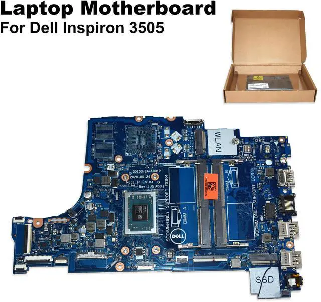 Alt view image 2 of 7 - Dell Inspiron 3505 Motherboard AMD Athlon Silver 3050U Dual Core LA-K001P P92W5