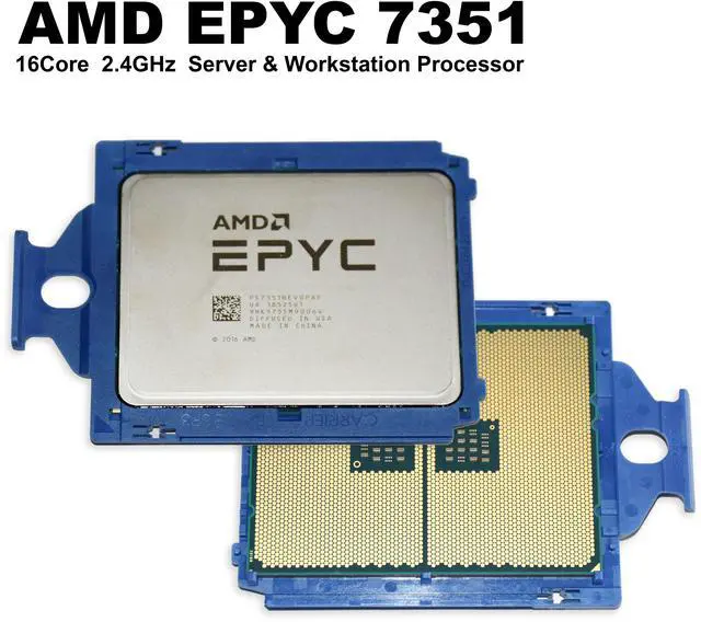 Alt view image 2 of 6 - Dell AMD EPYC 7351 16Core 2.4GHz Server & Workstation Processor 4N6MD
