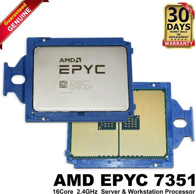 Main image of Dell AMD EPYC 7351 16Core 2.4GHz Server & Workstation Processor 4N6MD