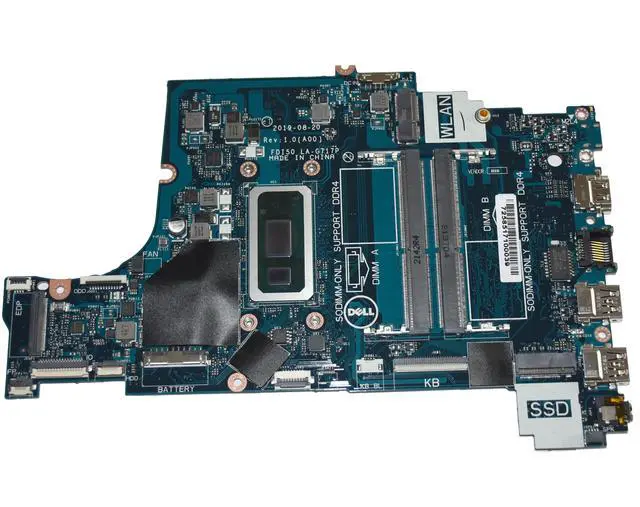 Alt view image 4 of 6 - Dell Vostro 3490 Intel Core i5-10210U 1.6 GHz CPU Laptop Motherboard 6FMPV