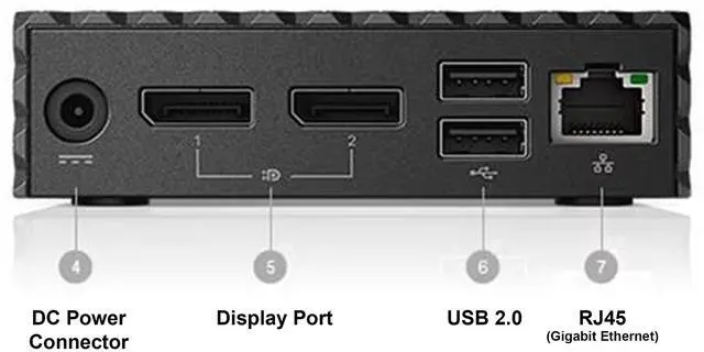 Alt view image 3 of 7 - Dell Wyse 3040 Thin Client Intel Atom X5-Z8350 2GB RAM 8GB SSD WiFi FGYD2