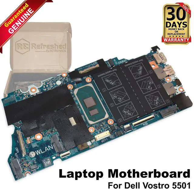 Main image of Dell Vostro 5501 intel Core i5-1035G1 1.00 Ghz Laptop Motherboard RHCDN