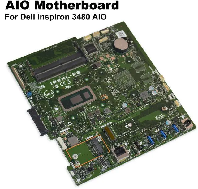Alt view image 2 of 7 - Dell Inspiron 3480 AIO Intel Core i5-8265U 1.6 GHz Desktop Motherboard RJJKJ