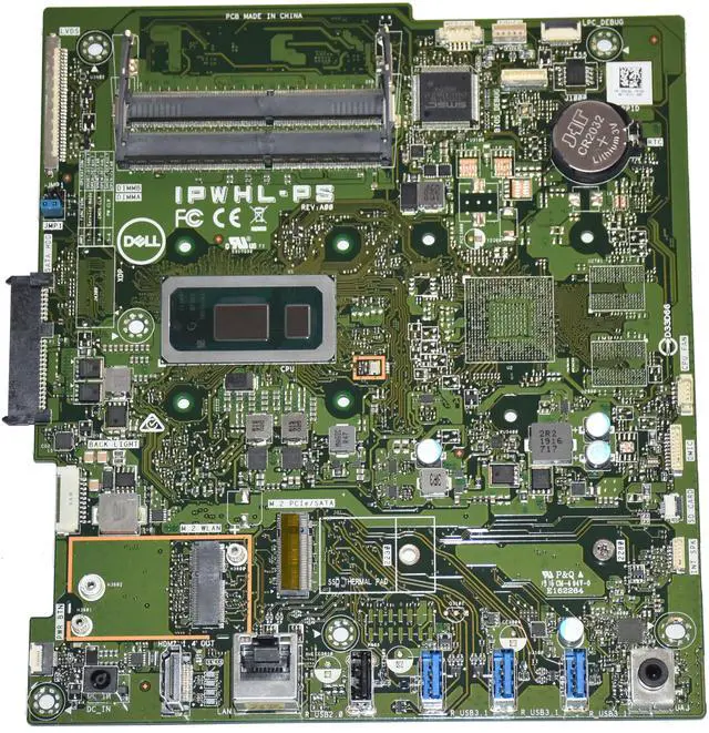 Alt view image 3 of 7 - Dell Inspiron 3480 AIO Intel Core i5-8265U 1.6 GHz Desktop Motherboard RJJKJ