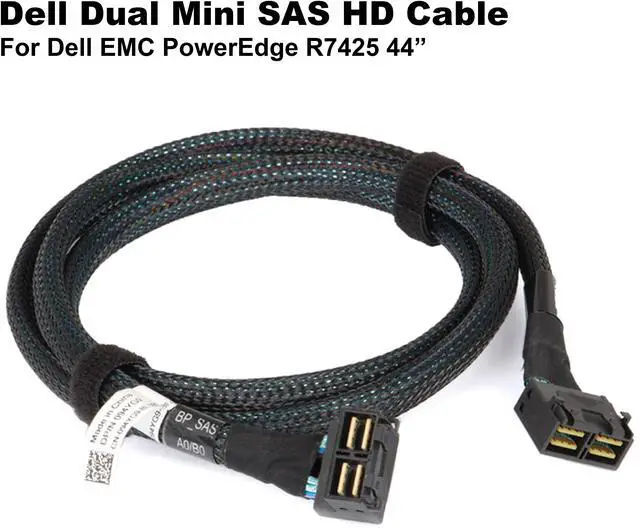 Alt view image 2 of 6 - Dell EMC PowerEdge R7425 44-Inch Dual Mini SAS HD Cable 94YG9