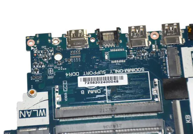 Alt view image 7 of 7 - Dell Inspiron 3580 & 3780 Intel Pentium® Gold 5405U 2.3GHz Dual Core CPU Laptop Motherboard C75M5