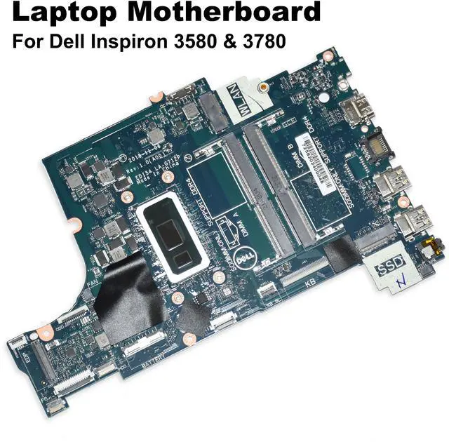 Alt view image 2 of 7 - Dell Inspiron 3580 & 3780 Intel Pentium® Gold 5405U 2.3GHz Dual Core CPU Laptop Motherboard C75M5