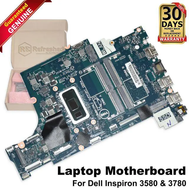 Main image of Dell Inspiron 3580 & 3780 Intel Pentium® Gold 5405U 2.3GHz Dual Core CPU Laptop Motherboard C75M5