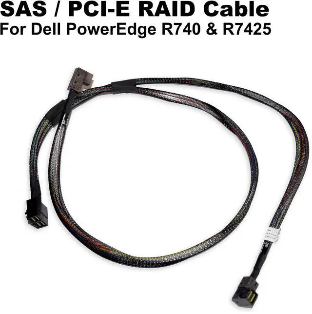 Alt view image 2 of 7 - Dell PowerEdge R740 & R7425 SAS/PCI-e RAID Cable FKW4Y