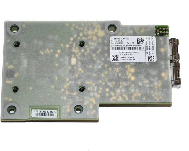 Alt view image 3 of 6 - Dell Mellanox CX542B 25G 10 Gigabit Fiber Network Card JY91H