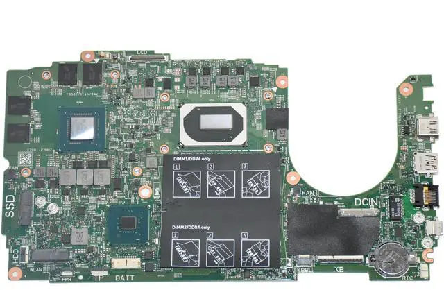 Alt view image 4 of 6 - Dell G Series G3 3500 Intel Core i5-10300H 2.5GHz Laptop Motherboard HN4GN