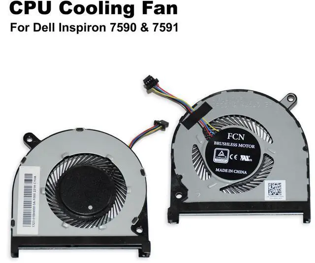 Alt view image 2 of 5 - Dell Vostro Inspiron 15 7590 7591 CPU Cooling Fan DFS5K12114262D MPHWF