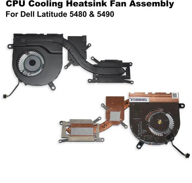Alt view image 2 of 4 - Dell Latitude 5480 & 5490 CPU Cooling Heatsink Fan Assembly NV7FD