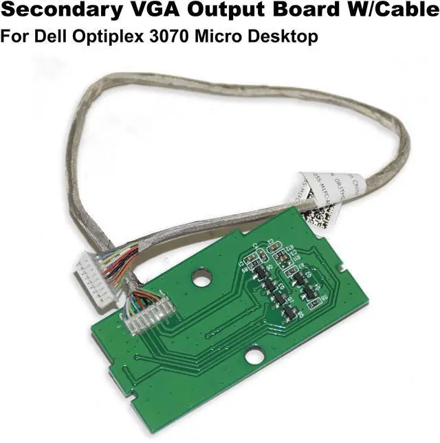 Alt view image 2 of 6 - Dell Optiplex 3070 Micro Secondary VGA Output Board w/Cable RJTHD