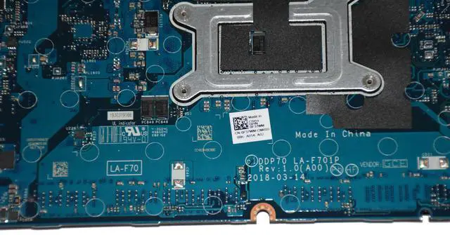 Alt view image 6 of 6 - Dell Latitude 5491 Intel Core i7-8850H 2.6GHz Laptop Motherboard F37WM