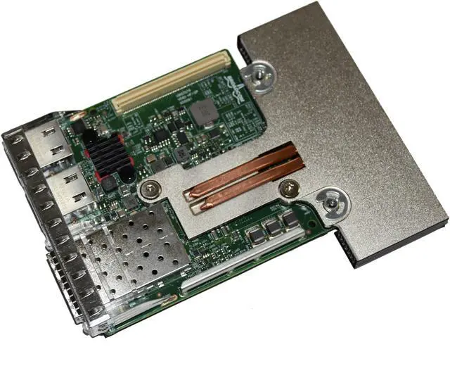 Alt view image 3 of 7 - Dell Broadcom 57412 Dual Port 10Gb SFP+ & Dual Port 1GBase-T Network Daughter Card NWMNX