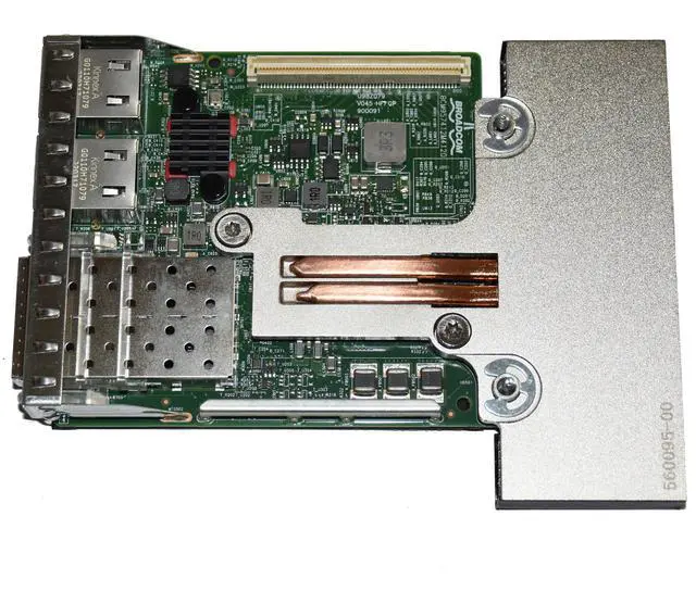 Alt view image 6 of 7 - Dell Broadcom 57412 Dual Port 10Gb SFP+ & Dual Port 1GBase-T Network Daughter Card NWMNX