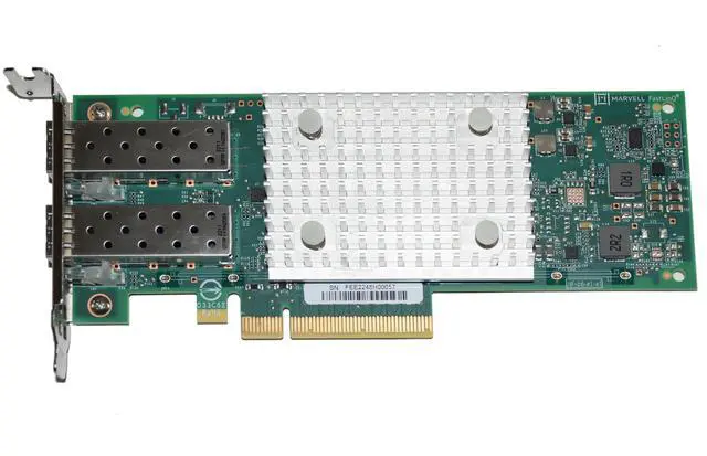 Alt view image 5 of 7 - Dell QLogic QL41262 25G Dual Port Ethernet Converged Network Adapter 415DX