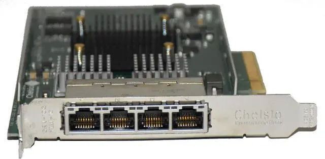 Alt view image 5 of 7 - Dell Chelsio T540-BT Quad Port 10GbE Network Adapter Card 2RGPF