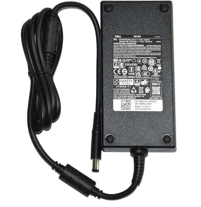 Alt view image 3 of 7 - Dell DA180PM200 19.5V 9.23A 180 Watt AC Power Adapter WCF6J