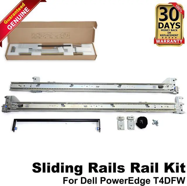 Main image of Dell PowerEdge R940XA 2U Sliding Rail Kit T4DFW Heavy-Duty Server Rack Rails