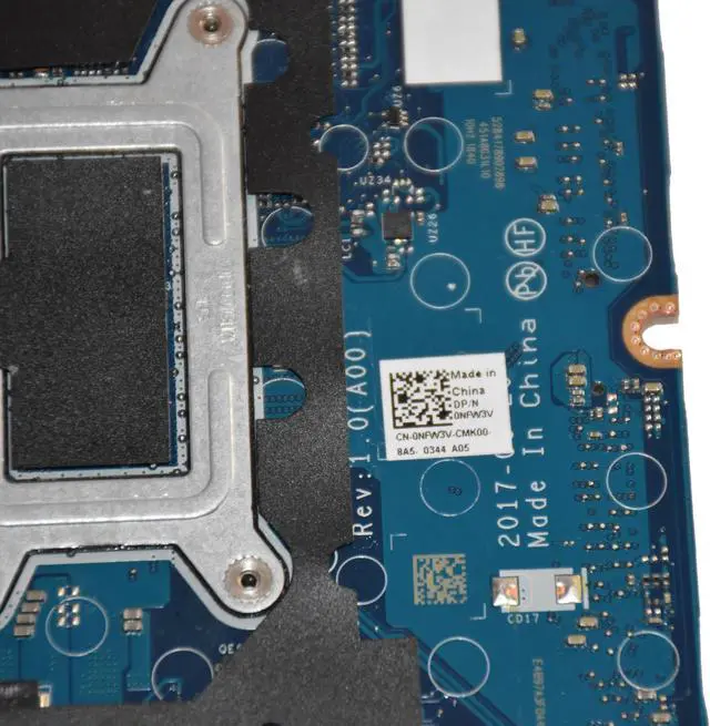 Alt view image 7 of 7 - Dell Latitude 5490 Intel Core Intel Core i7-8650U 1.9GHz DDR4 Laptop Motherboard NFW3V