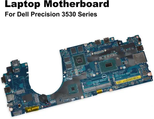 Alt view image 2 of 7 - Dell Precision 3530 LAPTOP 2.6GHz i7-8850H Quadro P600 Motherboard C38P6