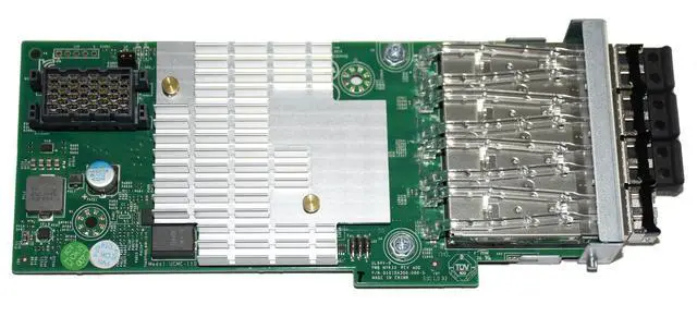 Alt view image 5 of 6 - Dell Compellent SC5020 & SC7020 Quad Port 10GB SFP+ Mezzanine Card KCVN9