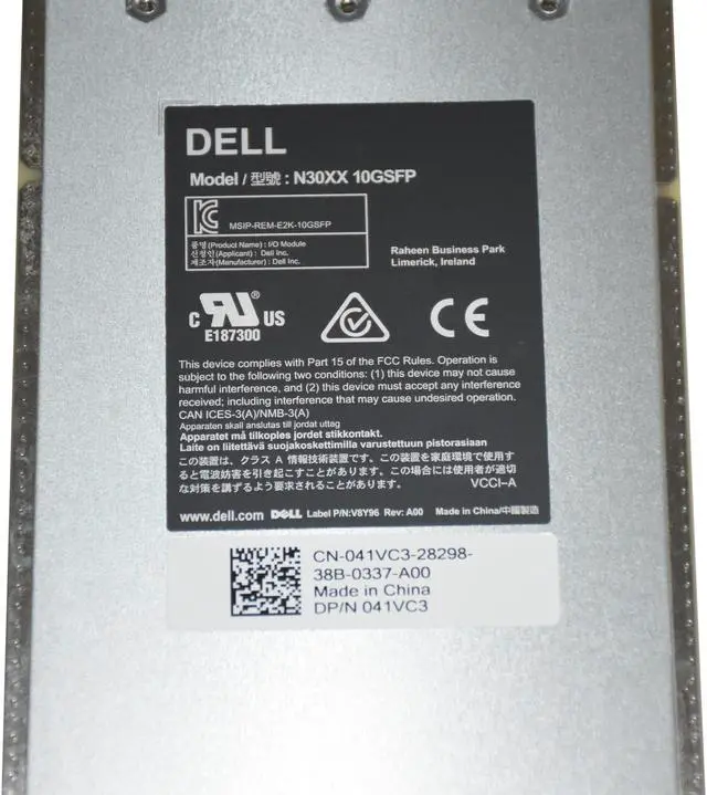 Alt view image 6 of 6 - Dell N30XX 10GSFP Dual Port 10 Gigabit Ethernet SFP+ Uplink Networking Module 41VC3