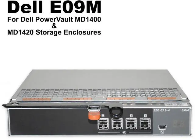 Alt view image 2 of 7 - Dell PowerVault MD1400 & MD1420 E09M Storage Enclosures 2X93X