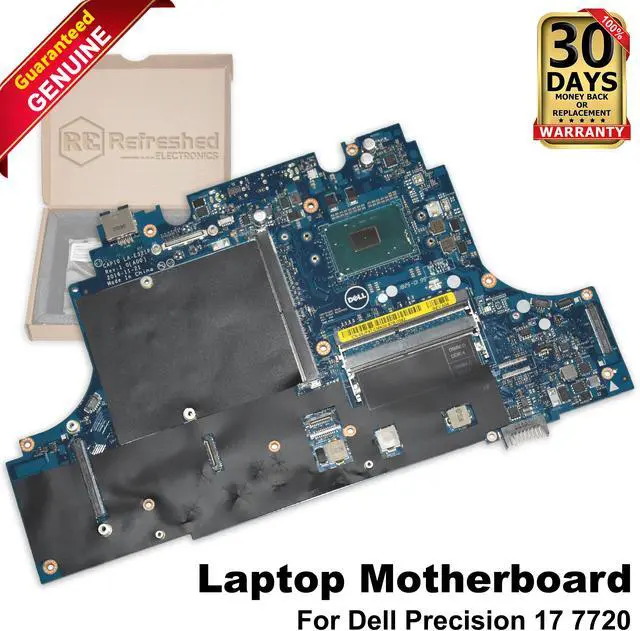 Main image of Dell Precision 17 7720 Intel Core i5-7300HQ Quad Core 2.5Ghz Laptop Motherboard 5JP47