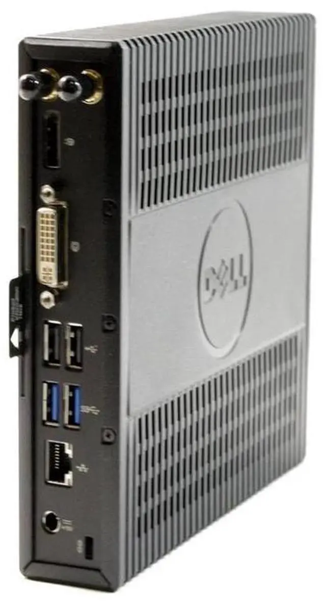 Alt view image 2 of 4 - Dell Wyse Dx0Q 5020 AMD GX-415GA 1.5GHz 16GB SSD 4GB RAM WES8 Thin Client with Adapter 7JC46