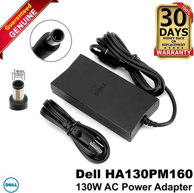 Dell HA130PM160 19.5V 6.7A 130W 7.4x5mm Tip AC Power Adapter 63P9N